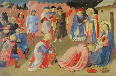 Adoration of the Magi, Predella Panel from the Linaiuoli Triptych by Fra Angelico